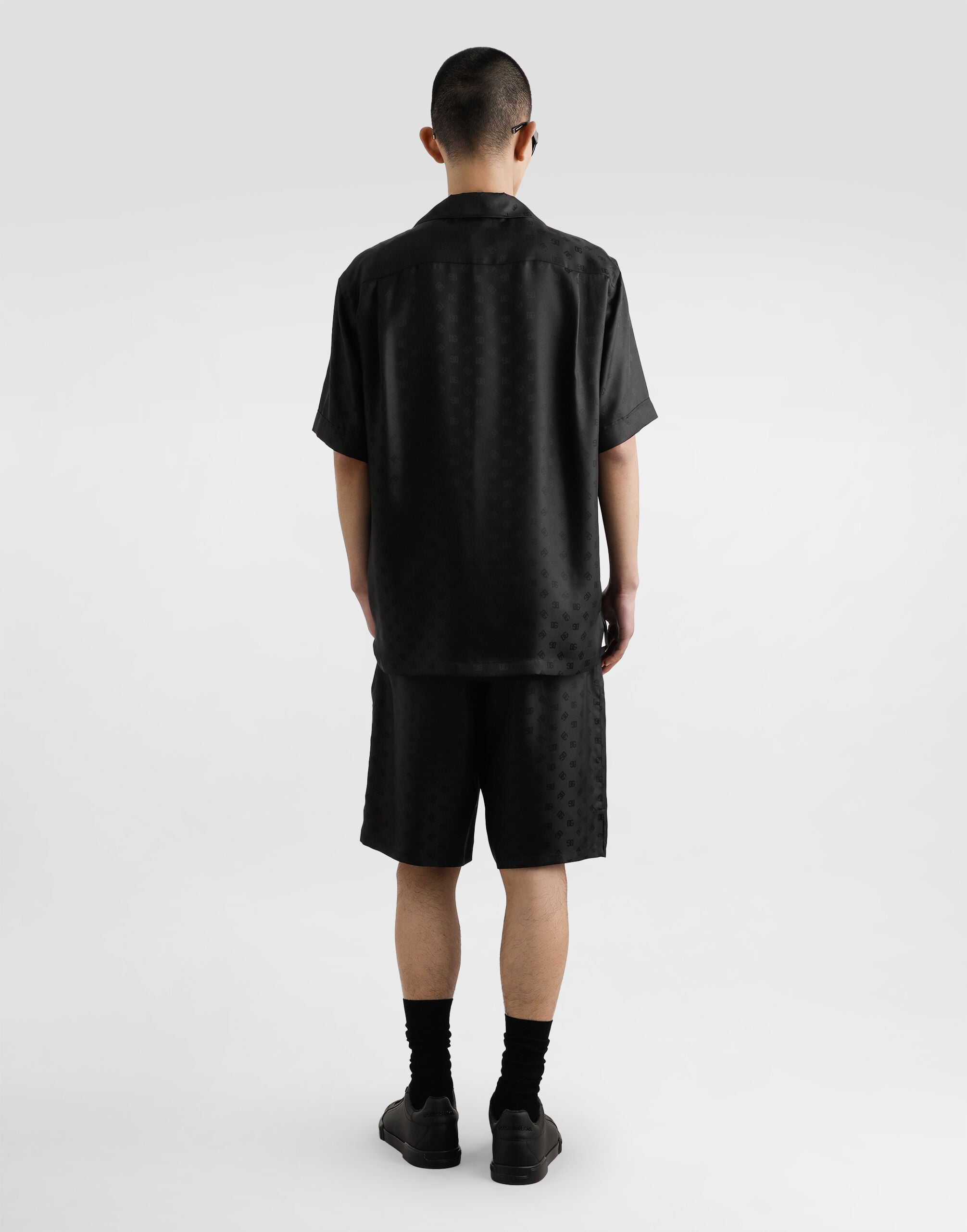 DG logo jacquard trousers - thumbnail 3