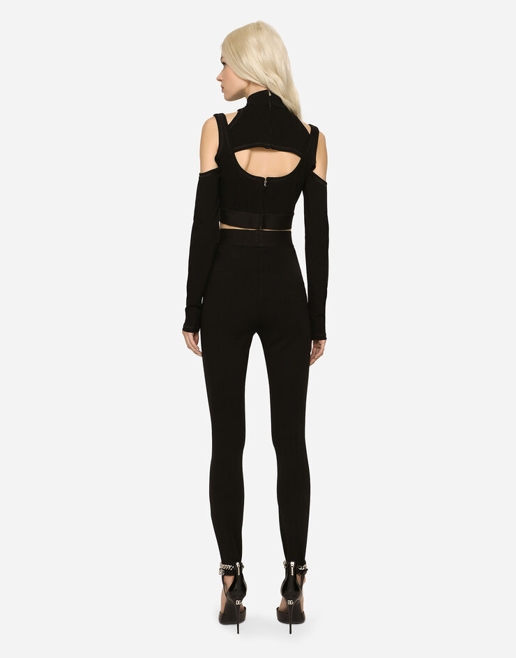 Dolce & Gabbana LEGGINGS ブラック FTCN1TFUGN7