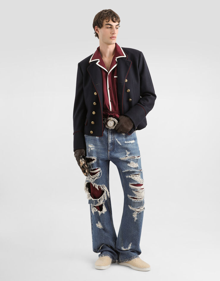 Dolce & Gabbana Vanity silk twill shirt Dolce & Gabbana Vanity silk twill shirt Bordeaux G5OX7ZFU1XB