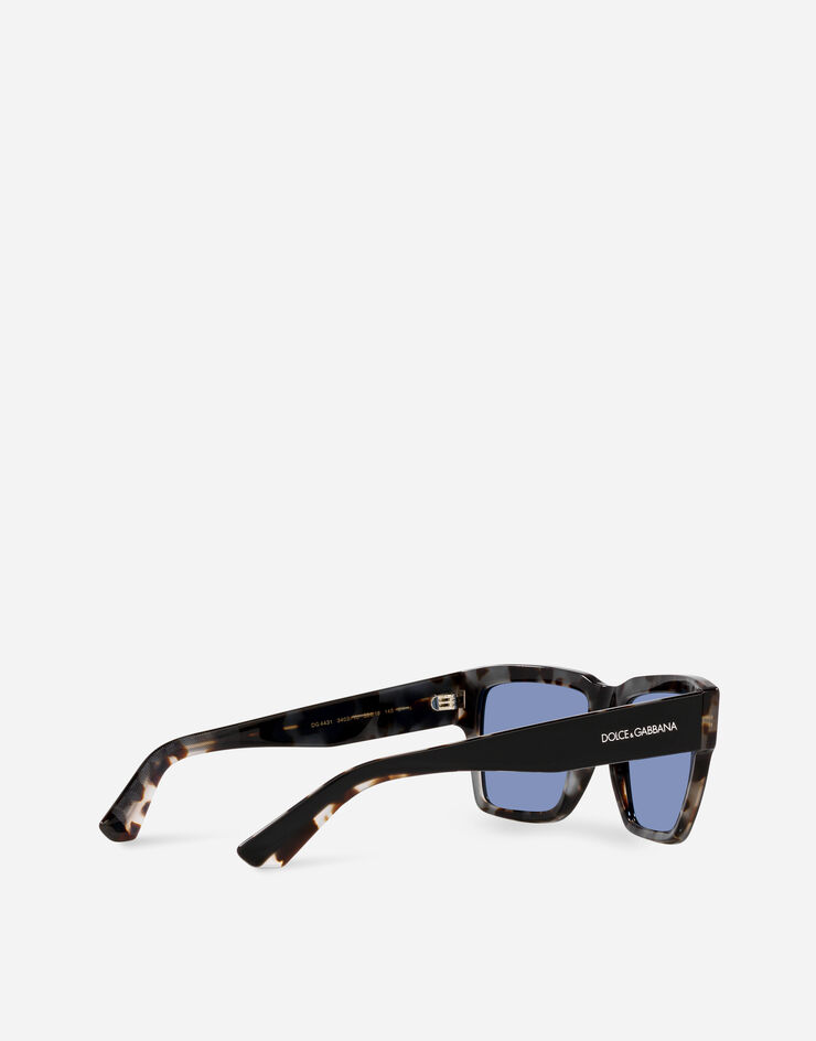 Dolce & Gabbana Sonnenbrille Lusso Sartoriale Schwarz auf Havannagrau VG443BVP31U