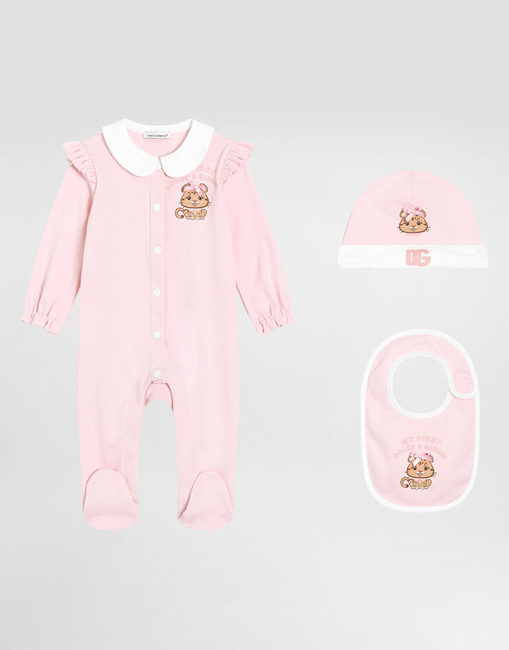 Dolce & Gabbana 3-piece interlock gift set with print and bow Dolce & Gabbana 3-piece interlock gift set with print and bow Multicolor L2JO4TG7PNO