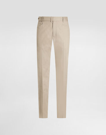 Dolce & Gabbana Cotton gabardine cargo trousers Beige GP13MZFUFNV