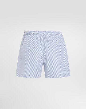 Dolce & Gabbana Striped poplin Boxer shorts Multicolor M3A12TFR54F