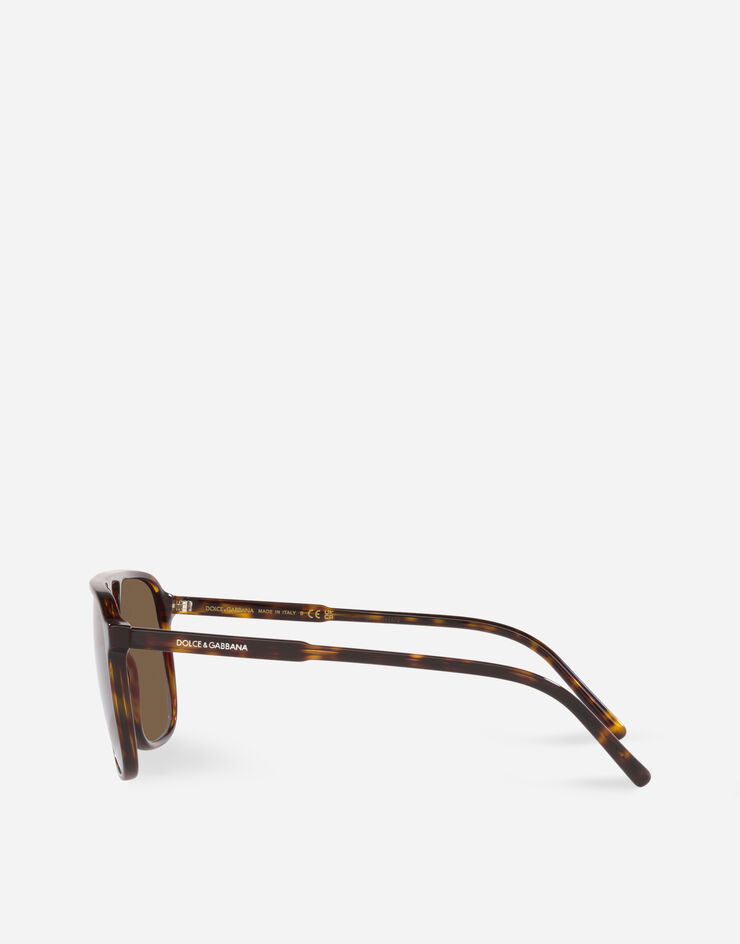 Dolce & Gabbana Lunettes de soleil Thin profile Havane VG442AVP273