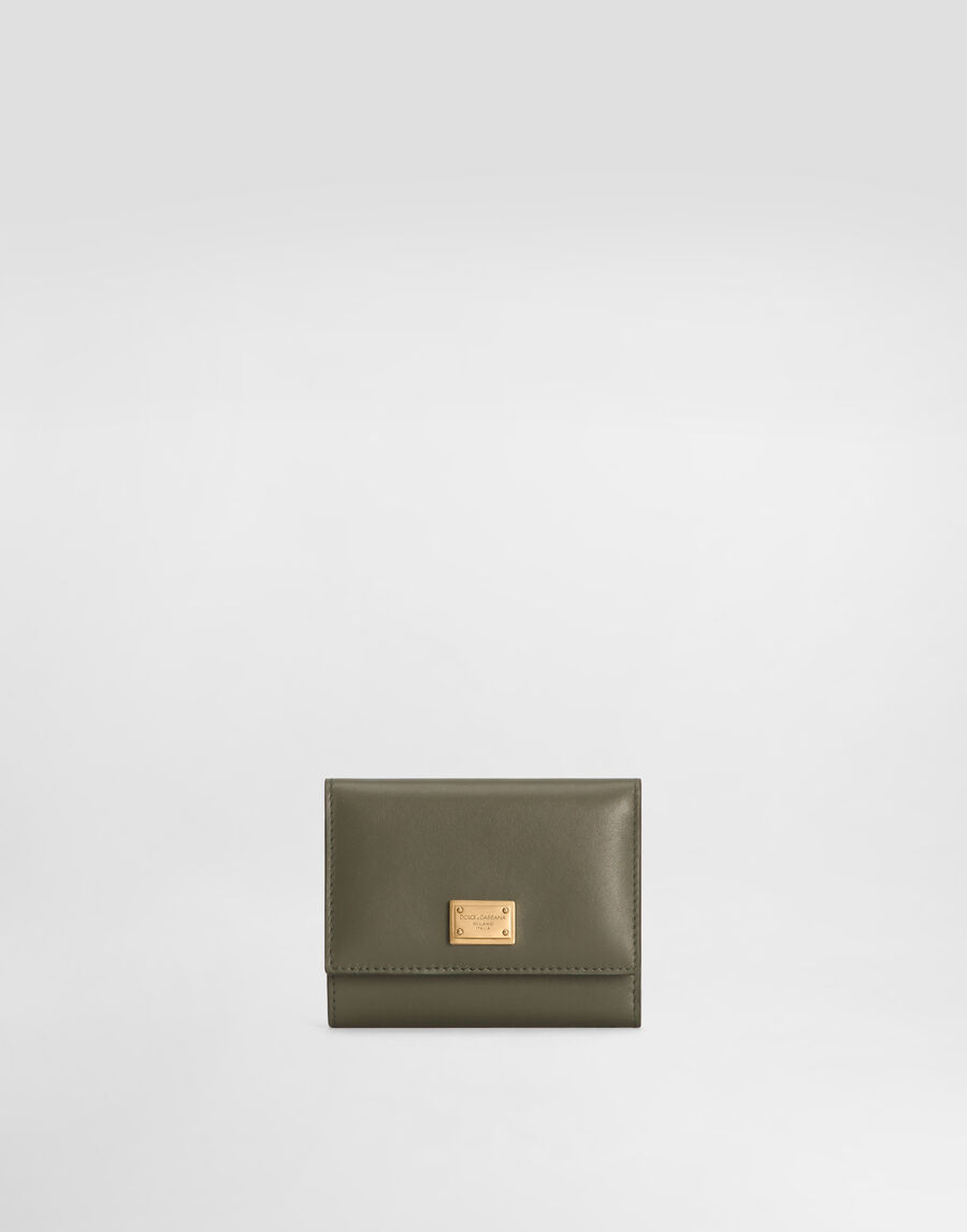 Plongé calfskin wallet