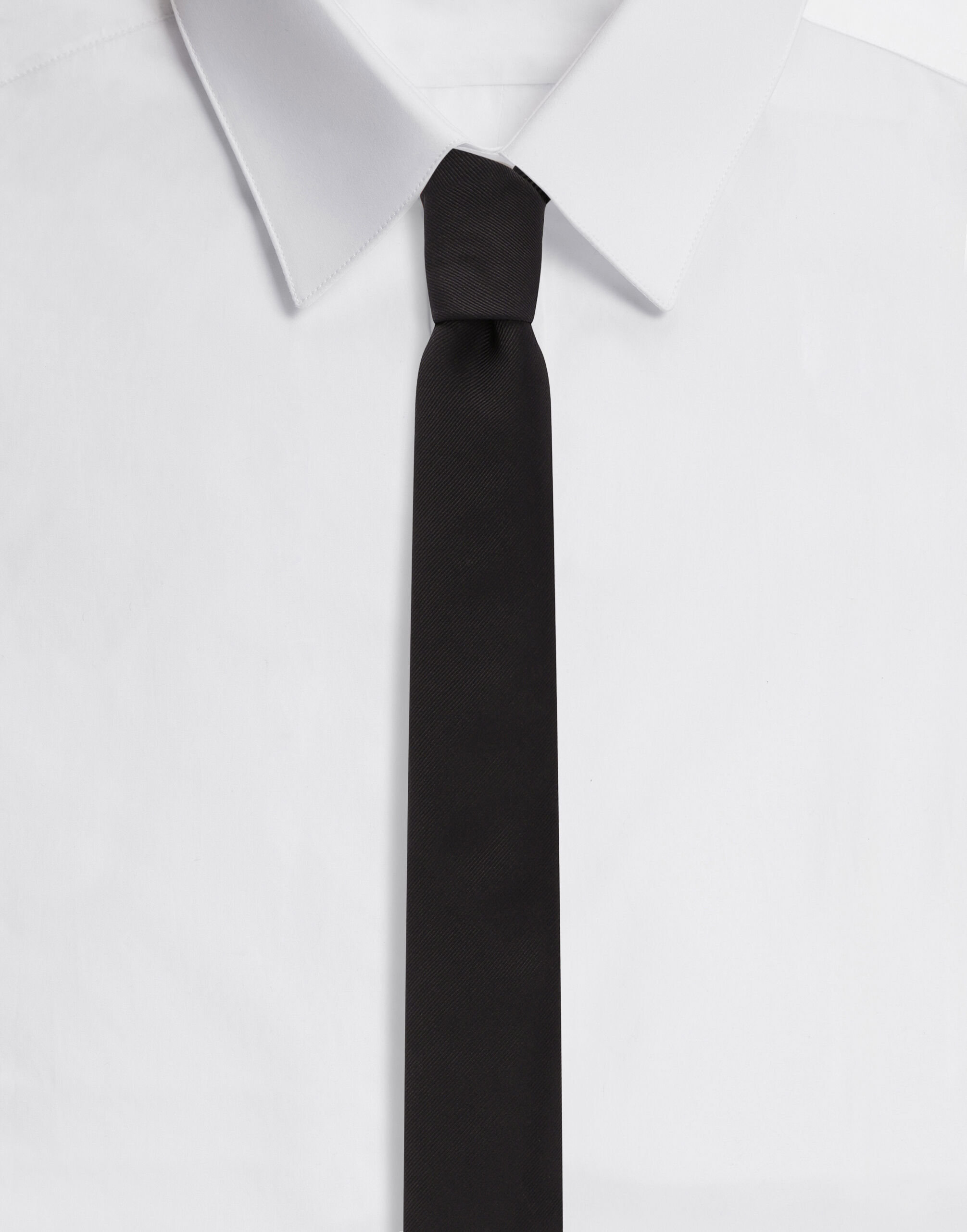 Dolce&Gabbana KIM DOLCE&GABBANA Silk tie Black GQ329EG2UBO