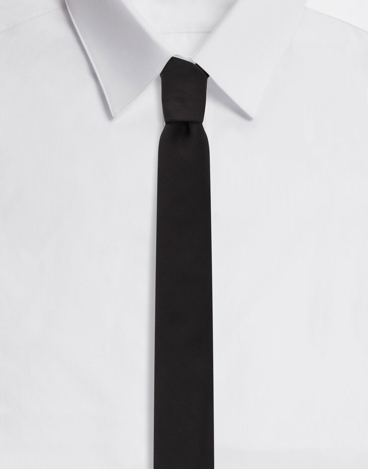 Dolce & Gabbana KIM DOLCE&GABBANA Corbata de seda Negro FT061RG0U05