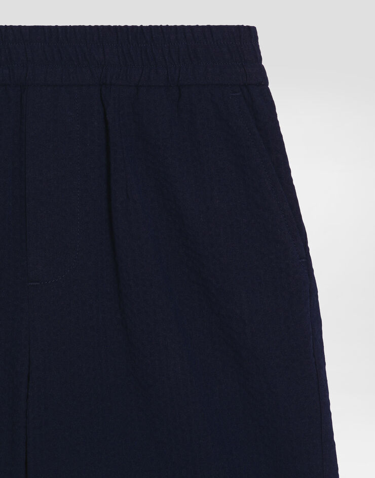 Dolce & Gabbana Cotton bermuda shorts Blue L43Q86FR51F