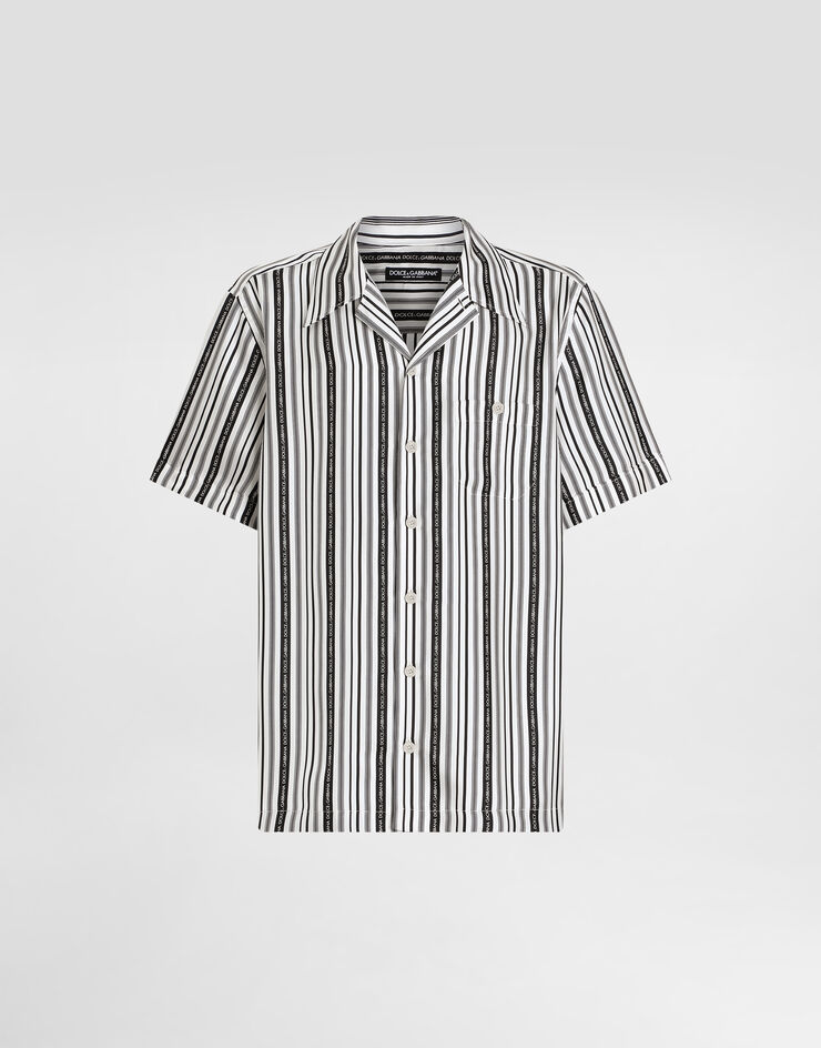 Dolce & Gabbana 领带印花真丝衬衫 版画 G5JH9TIS1X2