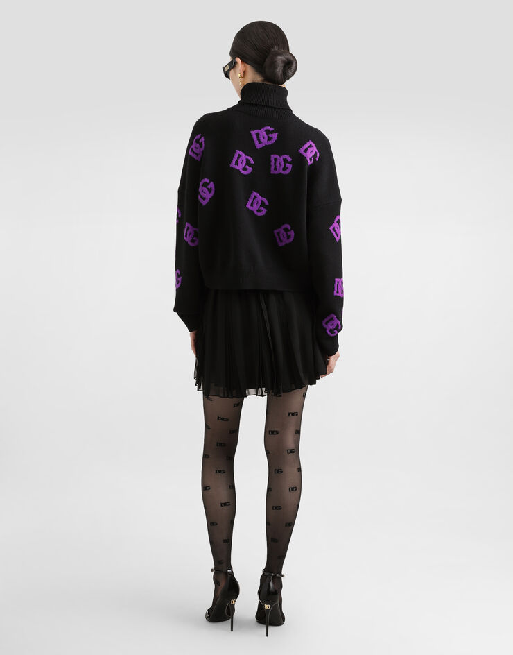 Dolce & Gabbana Wool turtleneck pullover Dolce & Gabbana Wool turtleneck pullover Multicolor FXW04TJCVYX