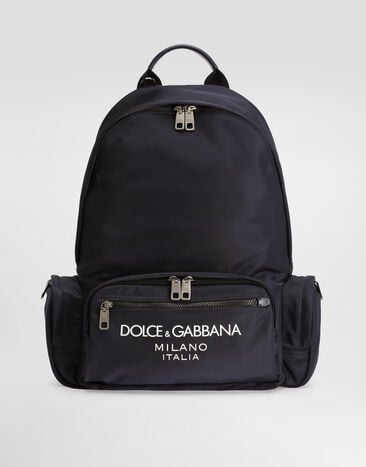 Dolce & Gabbana Nylon backpack Blue BM2197AG182