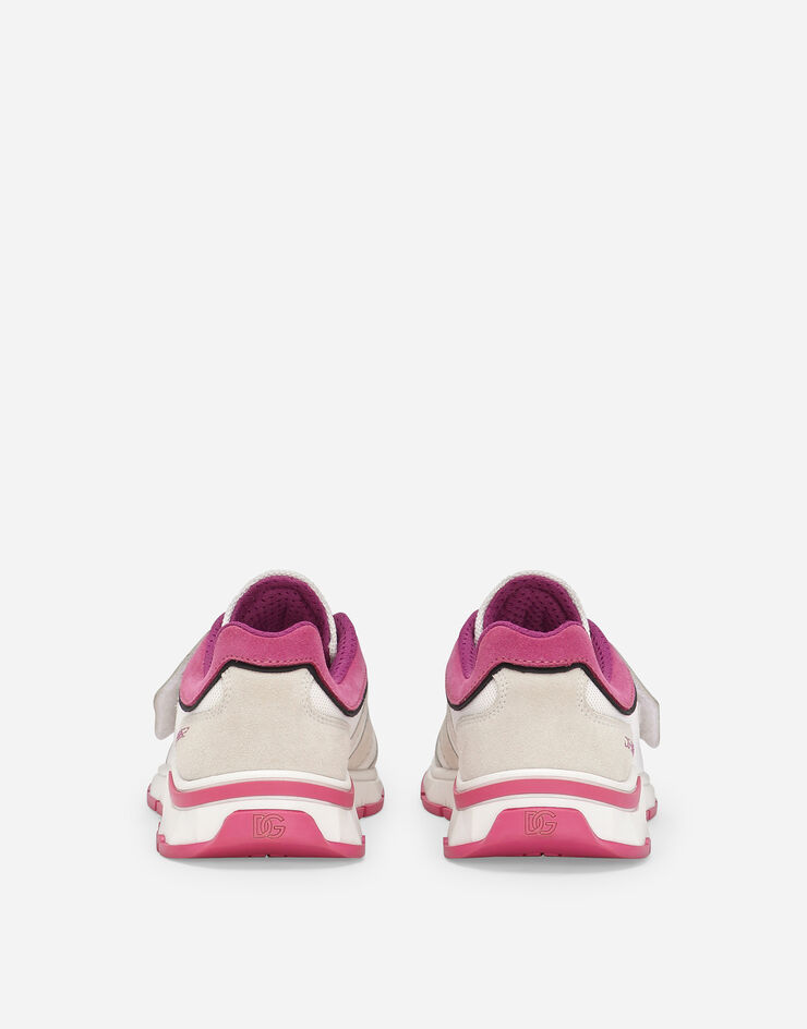 Dolce & Gabbana Zapatilla baja DG Running de malla y serraje Multicolor DA5187AA954