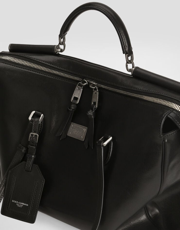 Dolce & Gabbana حقيبة من جلد عجل فيتوريا Black BM7825AH850