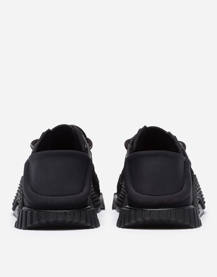Dolce & Gabbana NS1 slip on sneakers in mixed materials Black CK1754AX372
