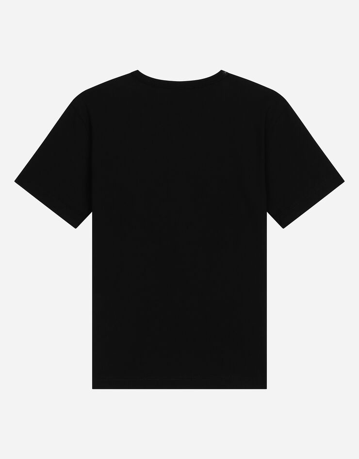 Dolce & Gabbana T-SHIRT MANICA CORTA Black L4JTAUG7N4B
