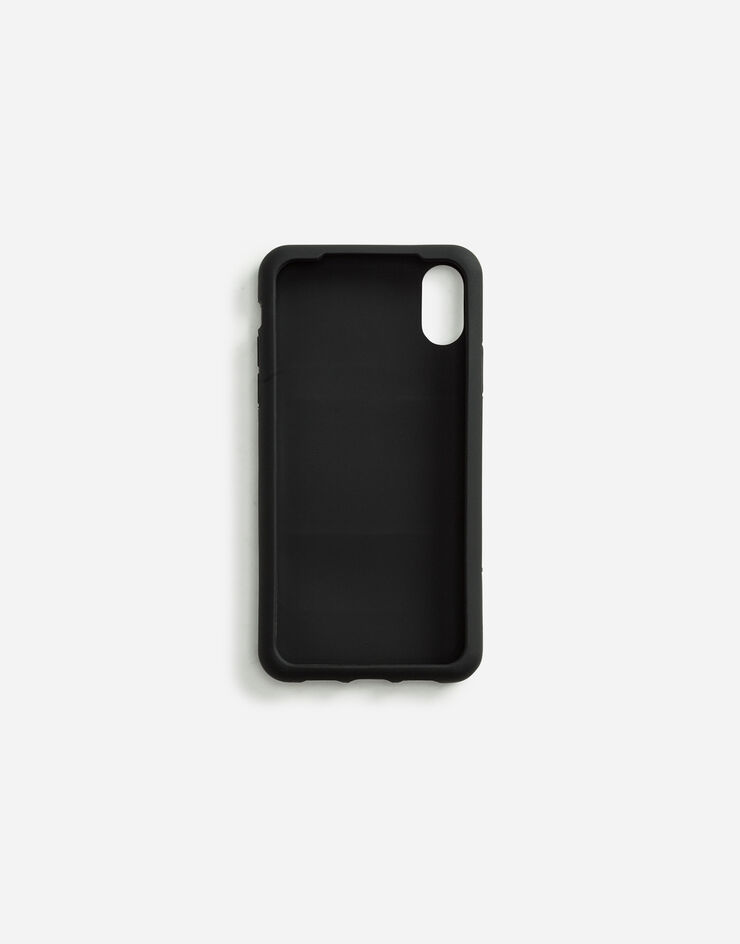 Dolce & Gabbana RUBBER MULTICOLORED IPHONE XR CASE WITH LOGO MULTICOLORE BP2514AJ981