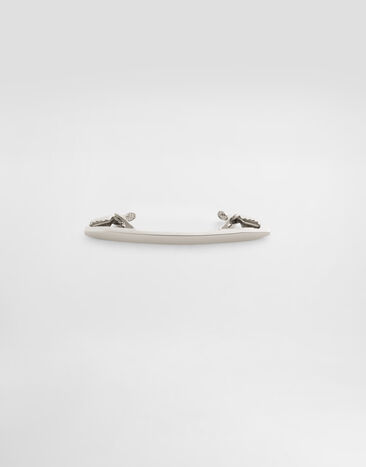 Dolce & Gabbana Épingle de col à logo DG Silver WJR5S1W1111