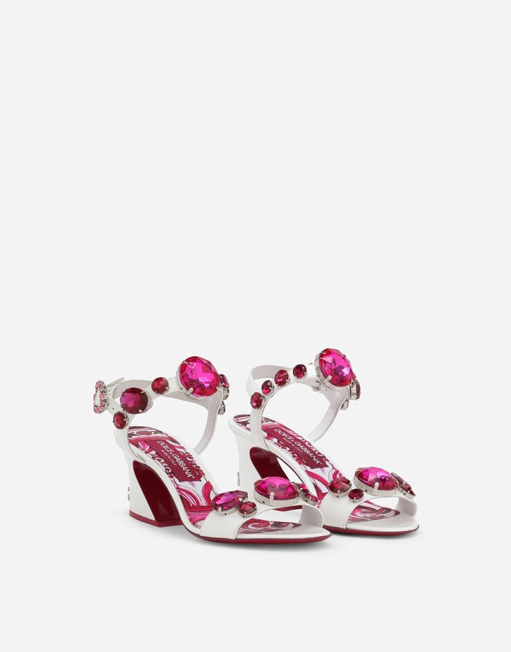 Dolce&Gabbana Patent leather sandals Multicolor CR1355AN196