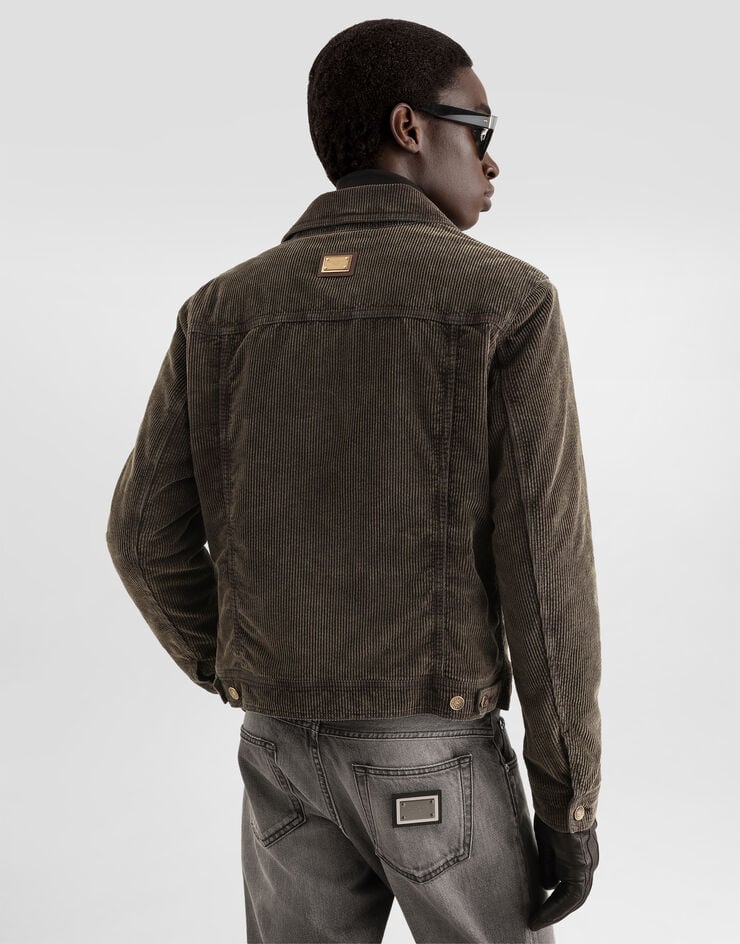 Dolce & Gabbana Padded canvas bomber jacket  G9CLUTFUS51