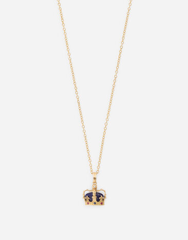 Dolce & Gabbana Pendente Royal oro giallo 18 carati, lapislazzuli, rubini, zaffiro blu Oro giallo WAKK1GWLAP1