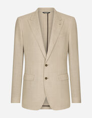 Dolce & Gabbana Single-breasted wool Taormina-fit jacket Black G2PS2THJMOW