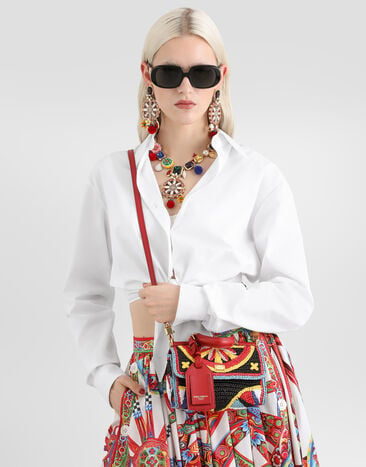 Dolce & Gabbana My Sicily Mini-Handtasche aus Raffia Multicolor BB7864B0425