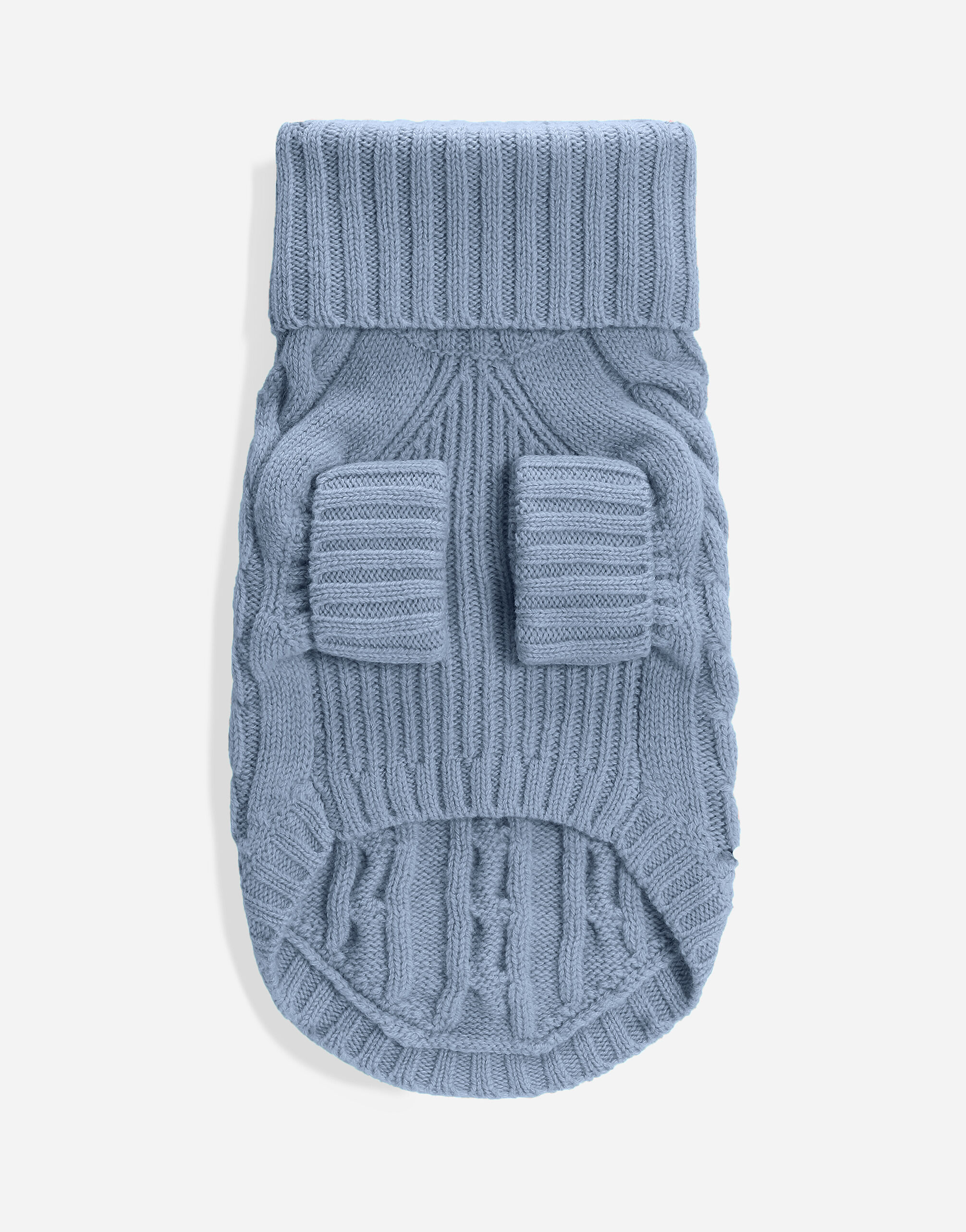 Wool dog sweater in Azure for Men | Dolce&Gabbana® US