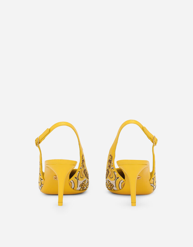 Slingbacks with majolica embroidery in Print for Women 