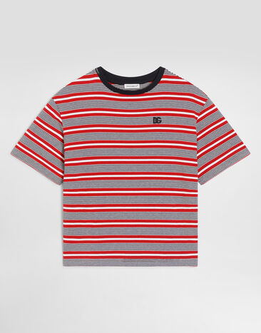 Dolce & Gabbana Striped jersey t-shirt Multicolor L4JTJWFBGAS