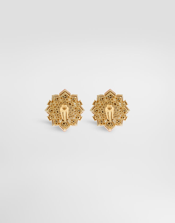 Dolce & Gabbana Clip earrings with rhinestones Dolce & Gabbana Clip earrings with rhinestones Gold WES6M5W1111