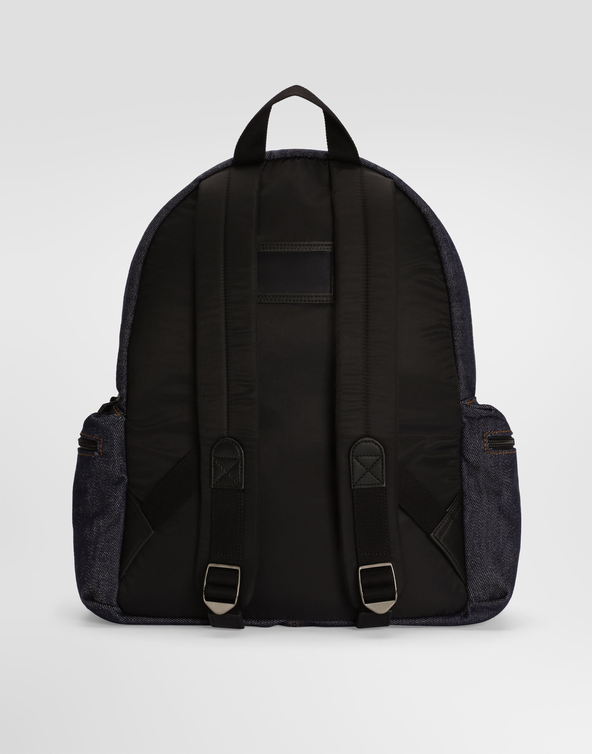 Denim backpack with logo in Blue for Boys | Dolce&Gabbana®