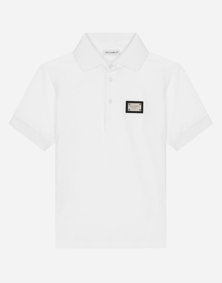 Dolce & Gabbana POLO M/C White L4JT8VG7I2Q