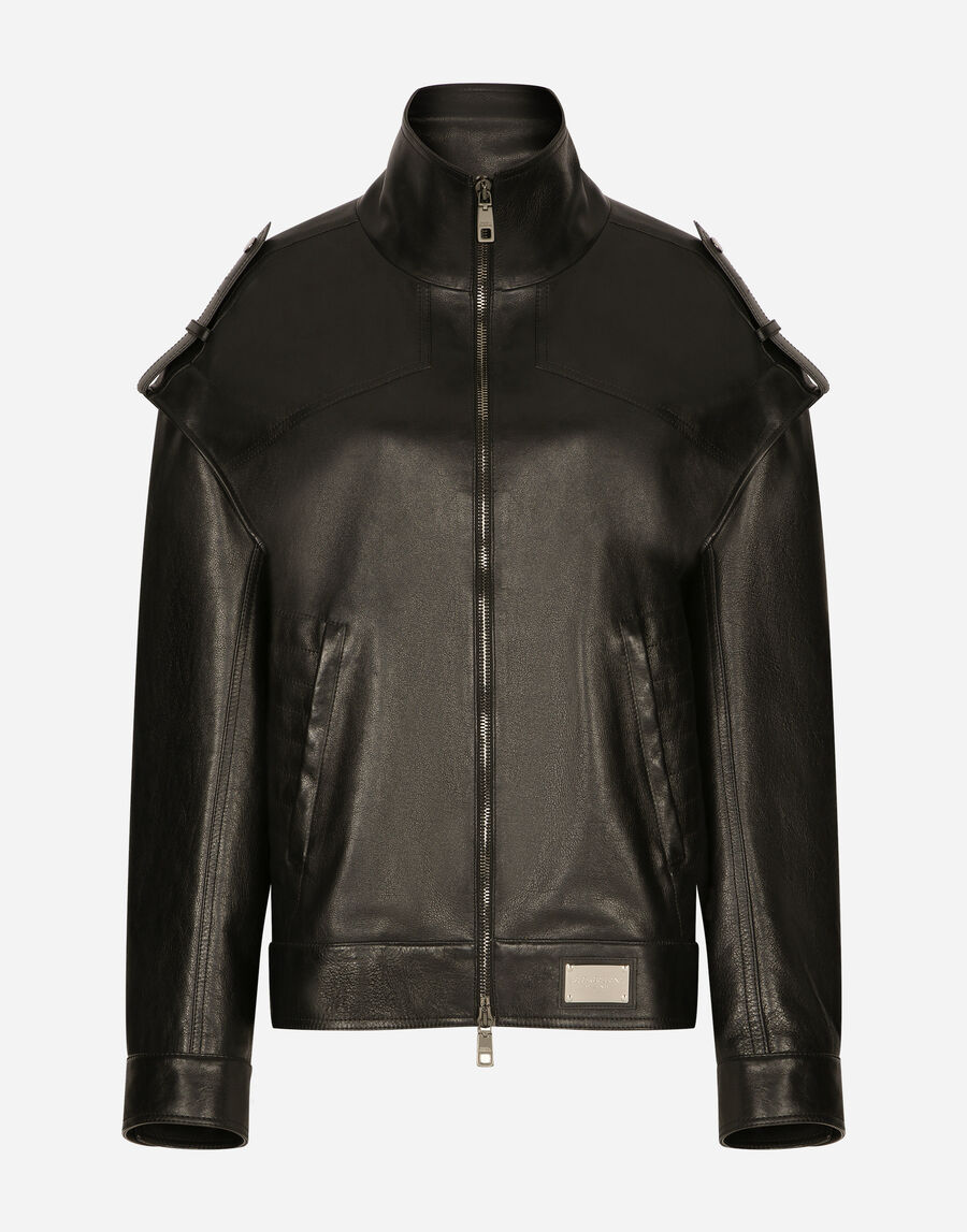 Oversize bullskin jacket