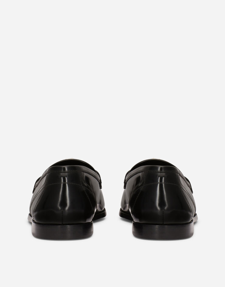 Dolce & Gabbana حذاء لوفر من جلد عجل مصقول أسود A50489AQ237