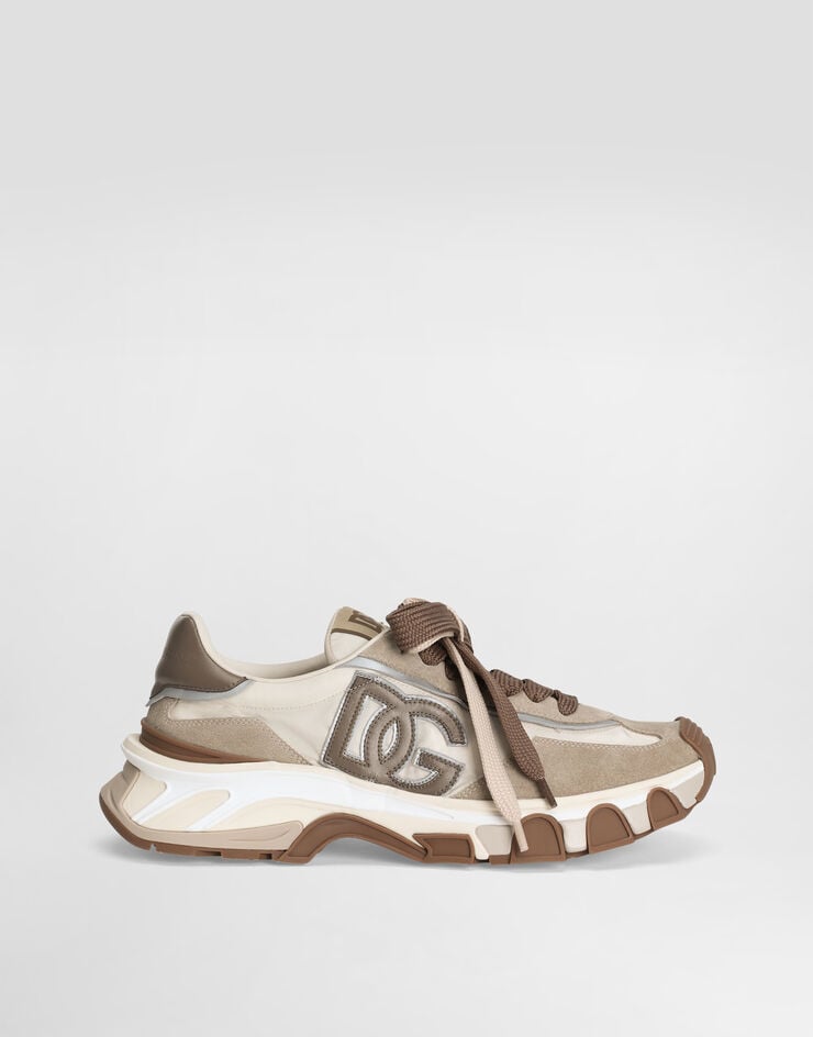 Dolce & Gabbana DG country road nylon and leather sneakers Multicolor CS2403A0205