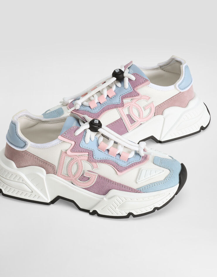 Dolce & Gabbana Sneaker Daymaster in rete di nylon cin logo DG Multicolore D11242AU402