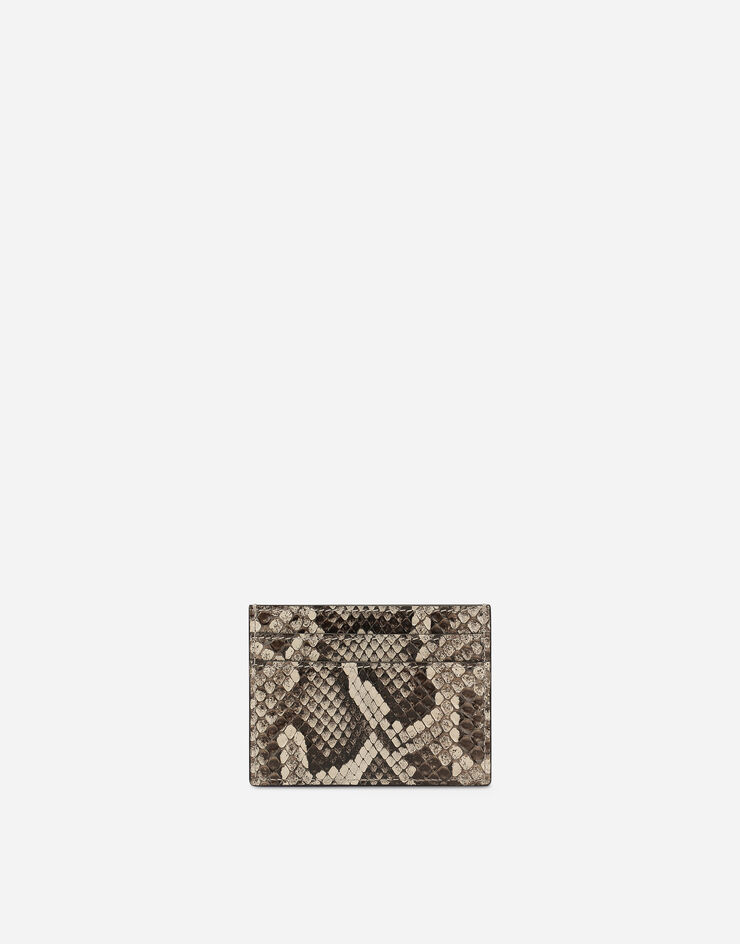 Dolce & Gabbana Python skin card holder Yellow BP0330A2111