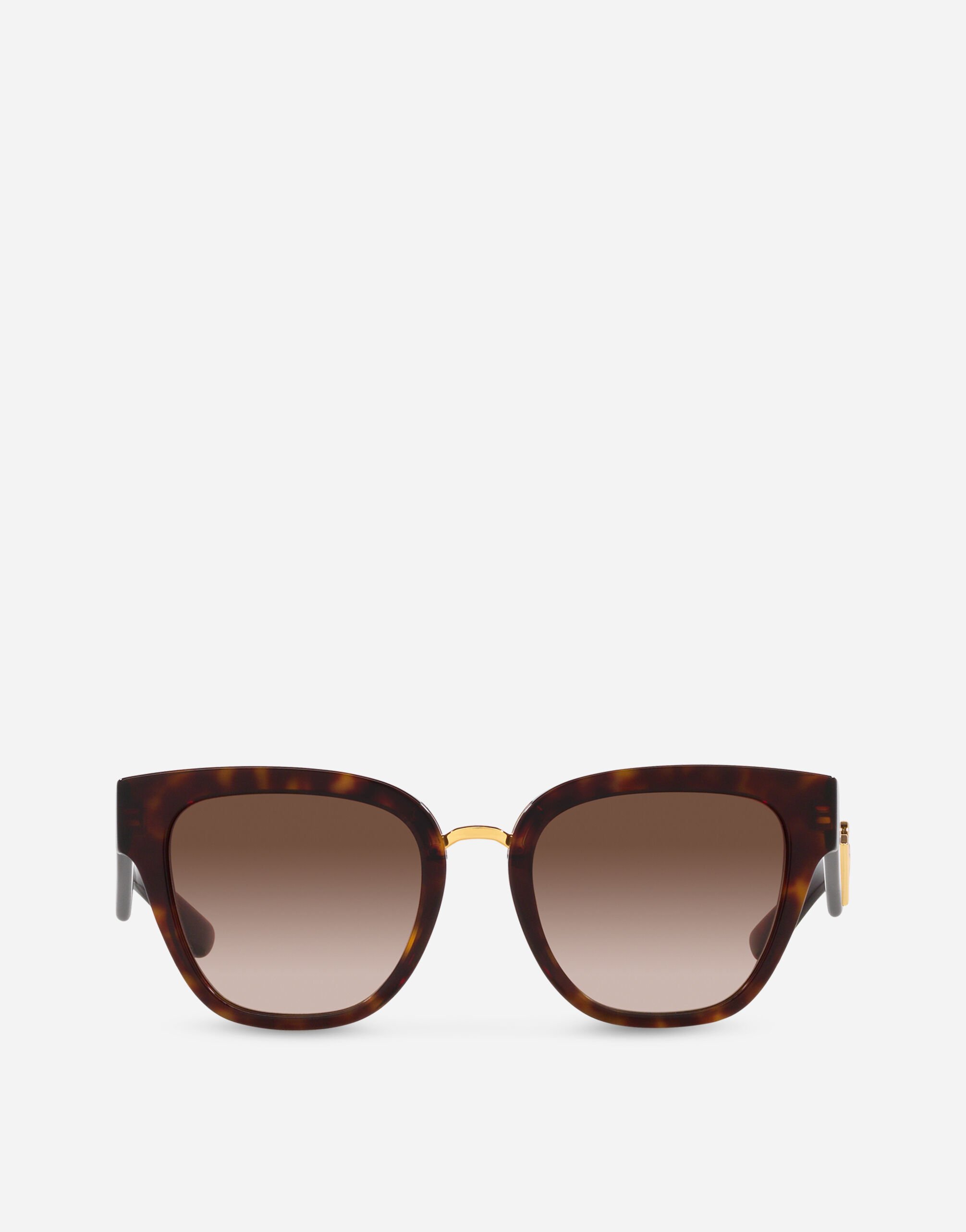 Dolce & Gabbana DG Crossed Sunglasses Brown VG4467VP273