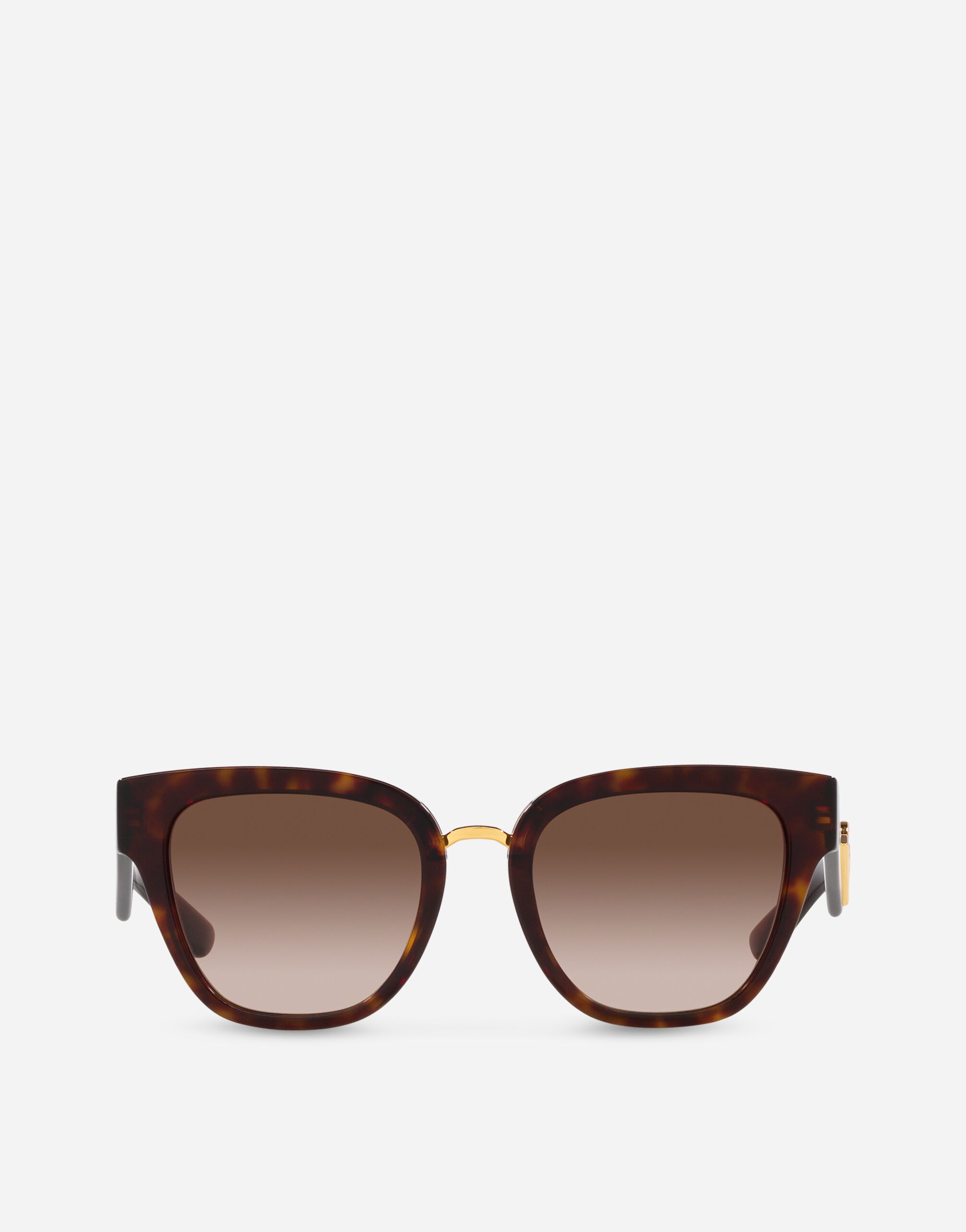 DG Crossed Sunglasses in Havana for Men Dolce Gabbana US