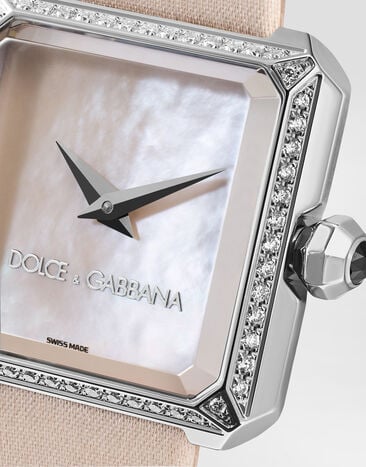 Dolce & Gabbana Sofia Stahl-Uhr mit Diamanten Dolce & Gabbana Sofia Stahl-Uhr mit Diamanten Altrosa WWJC2SXCMDT