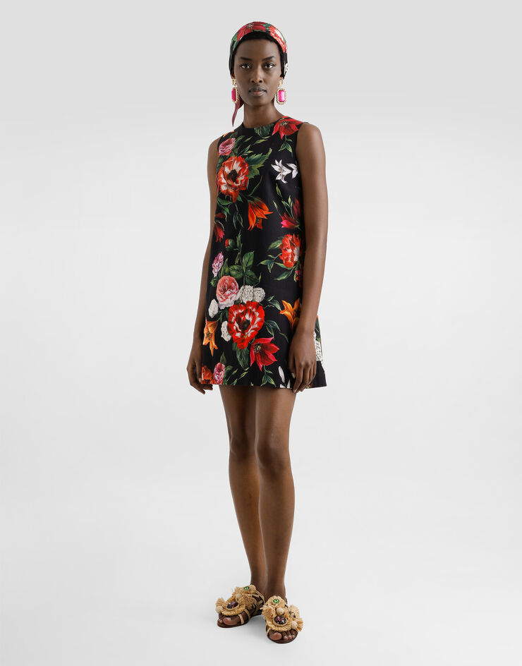 Dolce & Gabbana 花卉印花连衣裙 版画 F6TWFTFSRQT