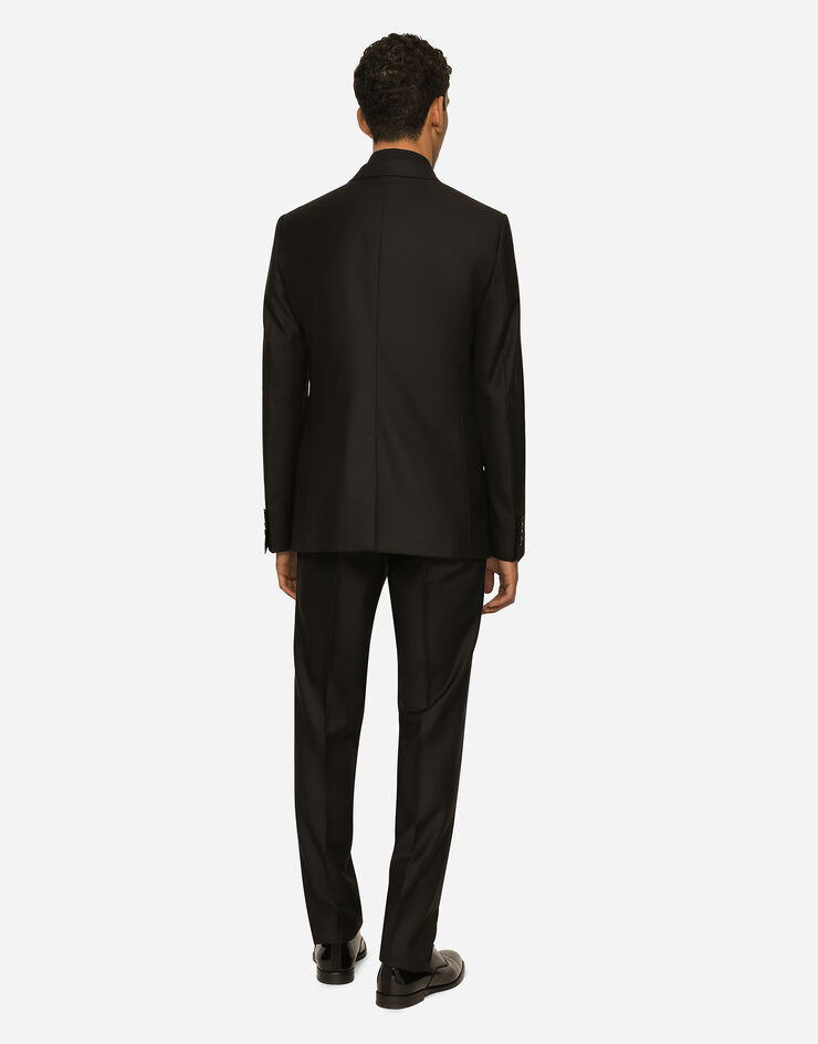 Dolce & Gabbana Wool and silk Martini-fit suit Schwarz GK0RMTGG059