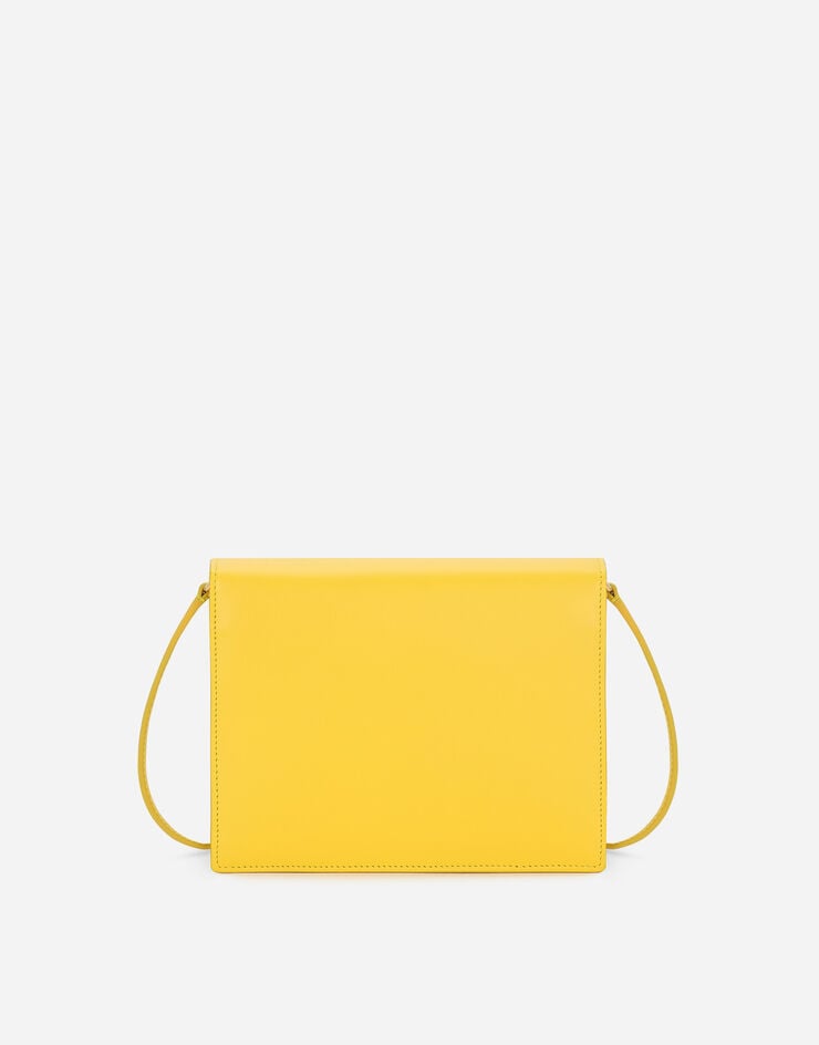 Dolce & Gabbana Calfskin DG logo crossbody bag Yellow BB7287AW576