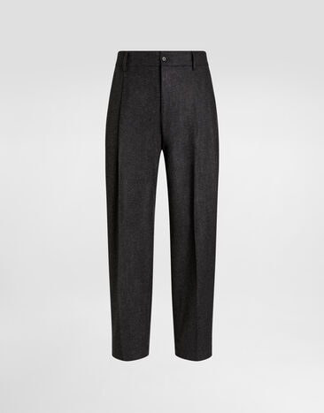 Dolce & Gabbana Wool flannel trousers  GP0N2TFU291