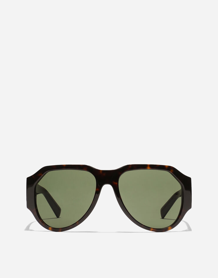Dolce & Gabbana نظارة شمسية Lusso Sartoriale بني VG4504VP271