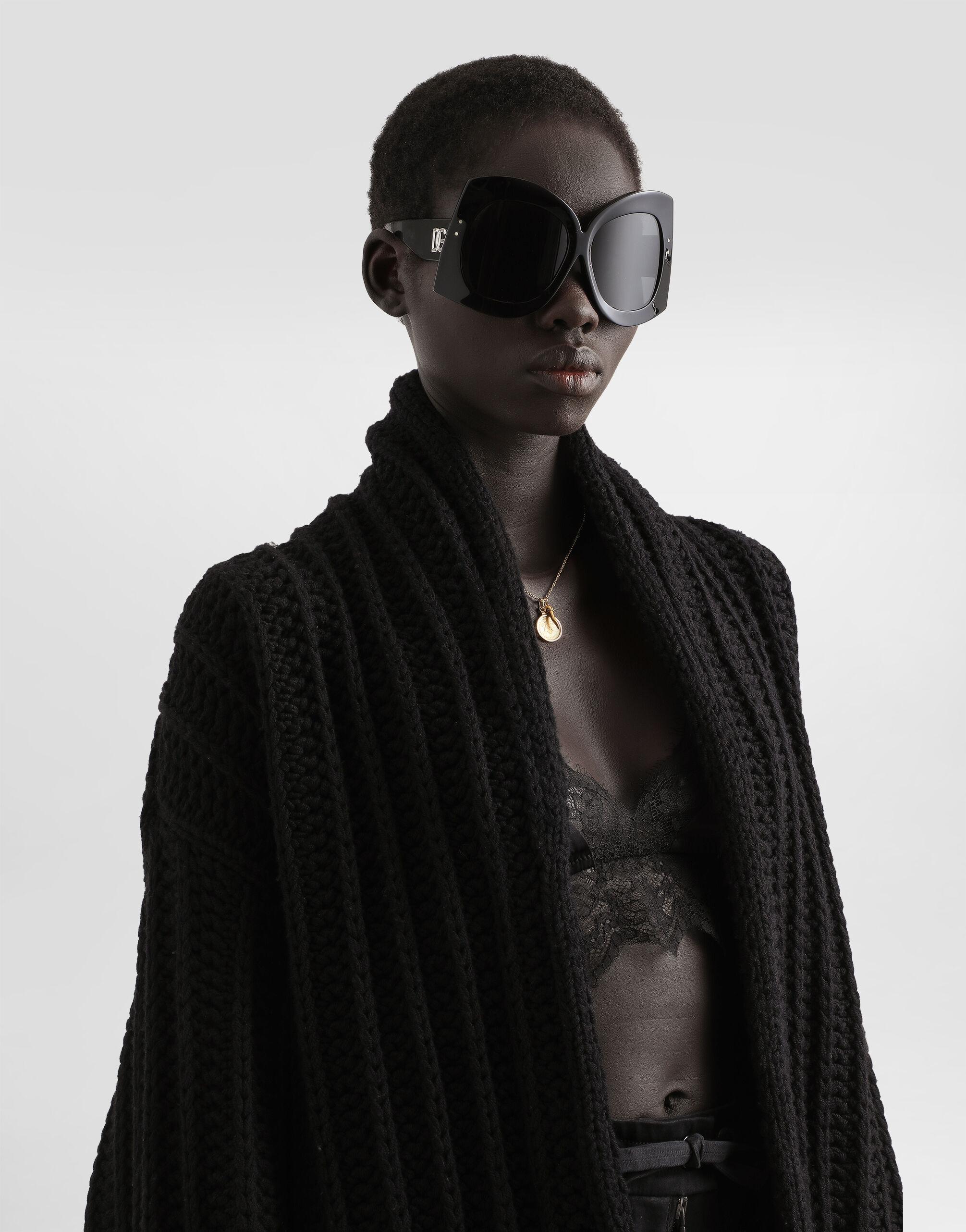 Blackのウィメンズ Virginwool cardigan | Dolce&Gabbana®
