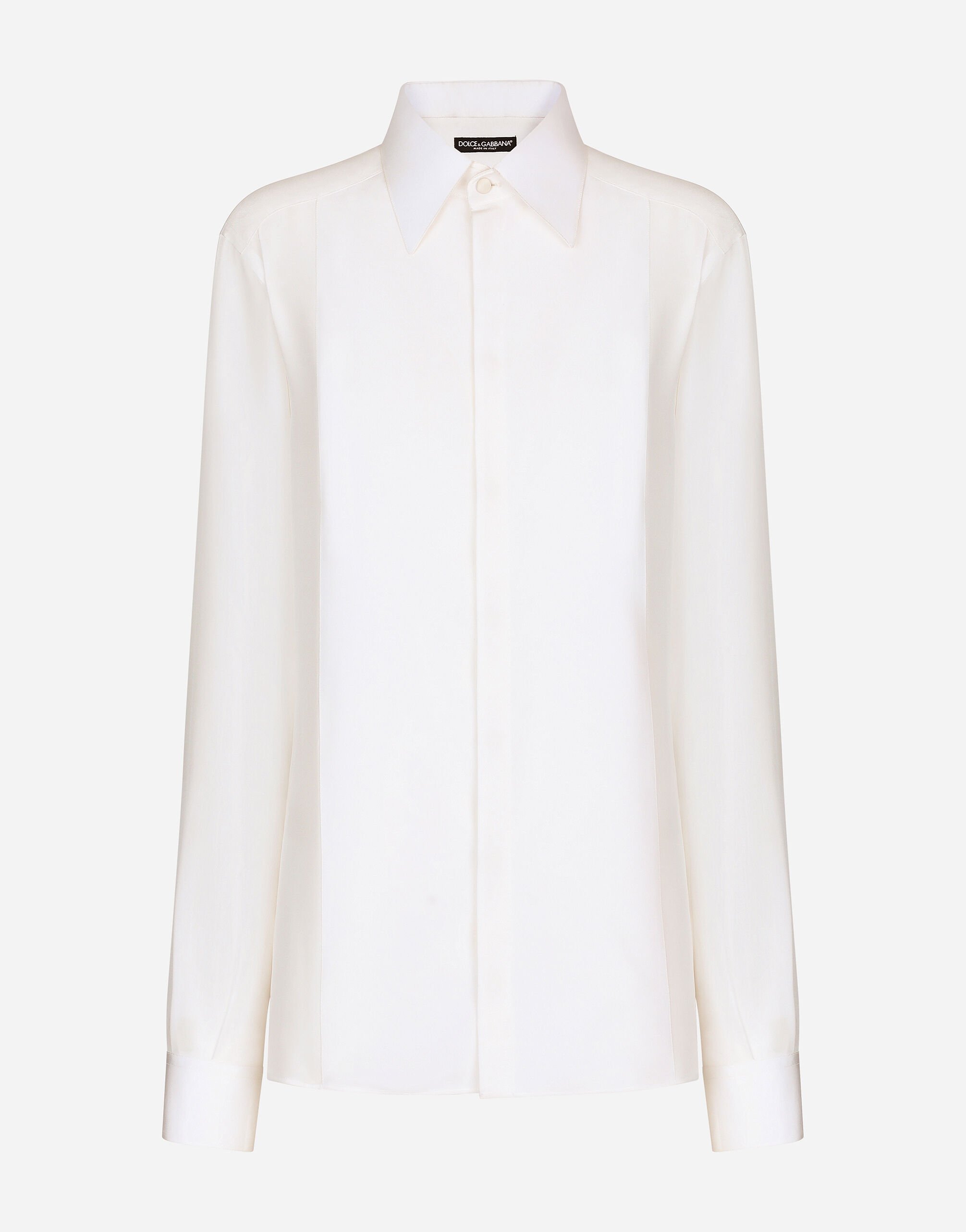 Dolce & Gabbana Silk crepe de chine shirt Print F7W98THS5NO