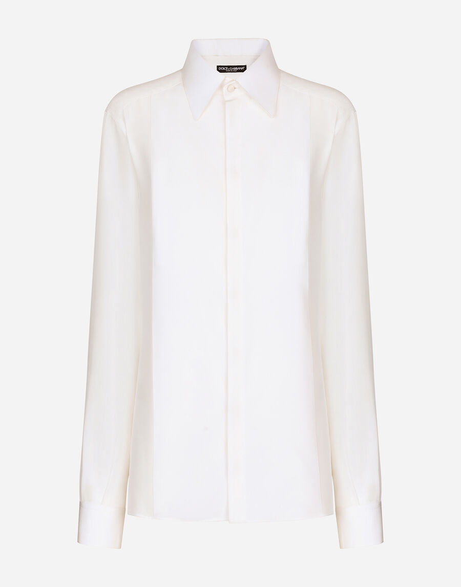 Silk crepe de chine shirt