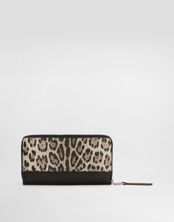 Dolce & Gabbana ドーフィンカーフスキン ジップアラウンド ウォレット Print BP1672A6N73