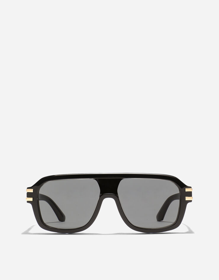 Dolce & Gabbana Sonnenbrille DG Griffe Schwarz VG4507VP187